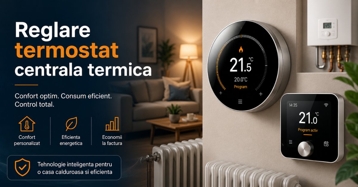 Reglare Termostat Centrală Termică – Ghid Complet pas cu pas