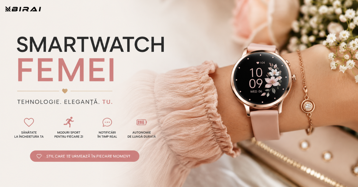 Smartwatch Femei – Ghid Complet: Ce Funcții Contează și Cum Alegi Modelul Potrivit