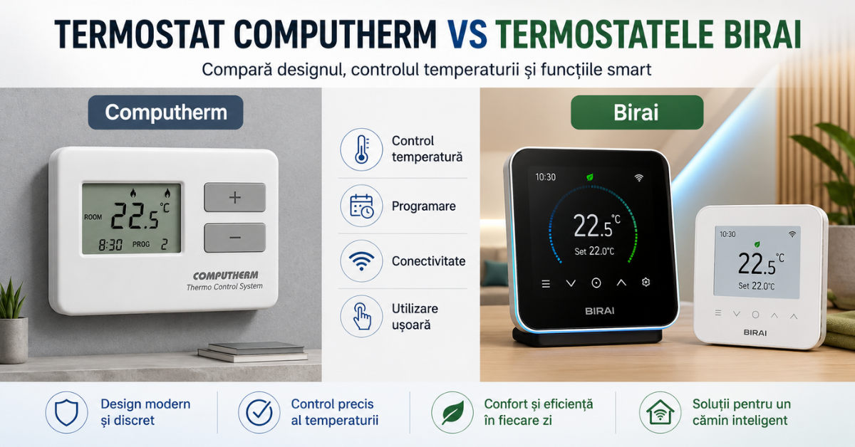 Manual Termostat Computherm Wireless – Ghid de Utilizare și Setare pas cu pas