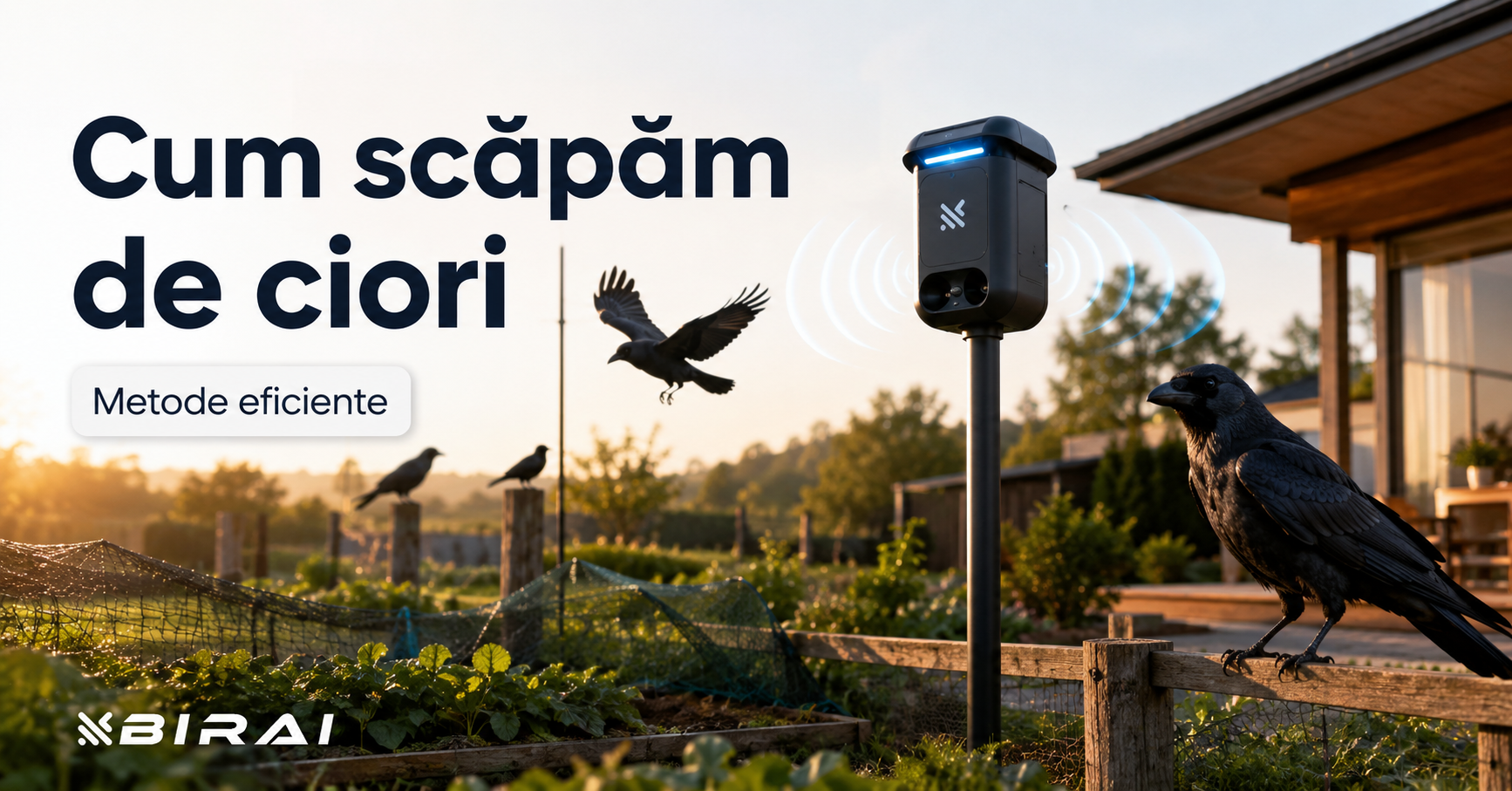 Cum Scăpăm de Ciori – Metode Eficiente și Soluții Moderne fără Capcanele Greșelilor Clasice